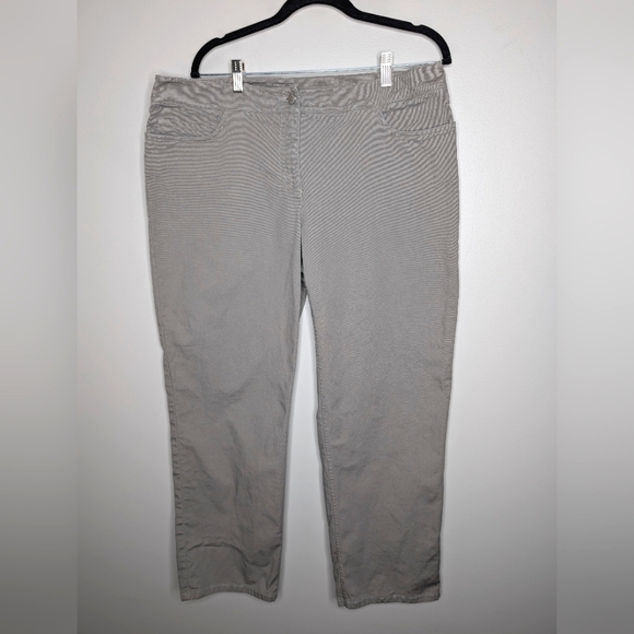 Eileen Fisher Tan Pants sz L - Picture 1 of 6